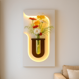 wall-mounted hydroponic vase